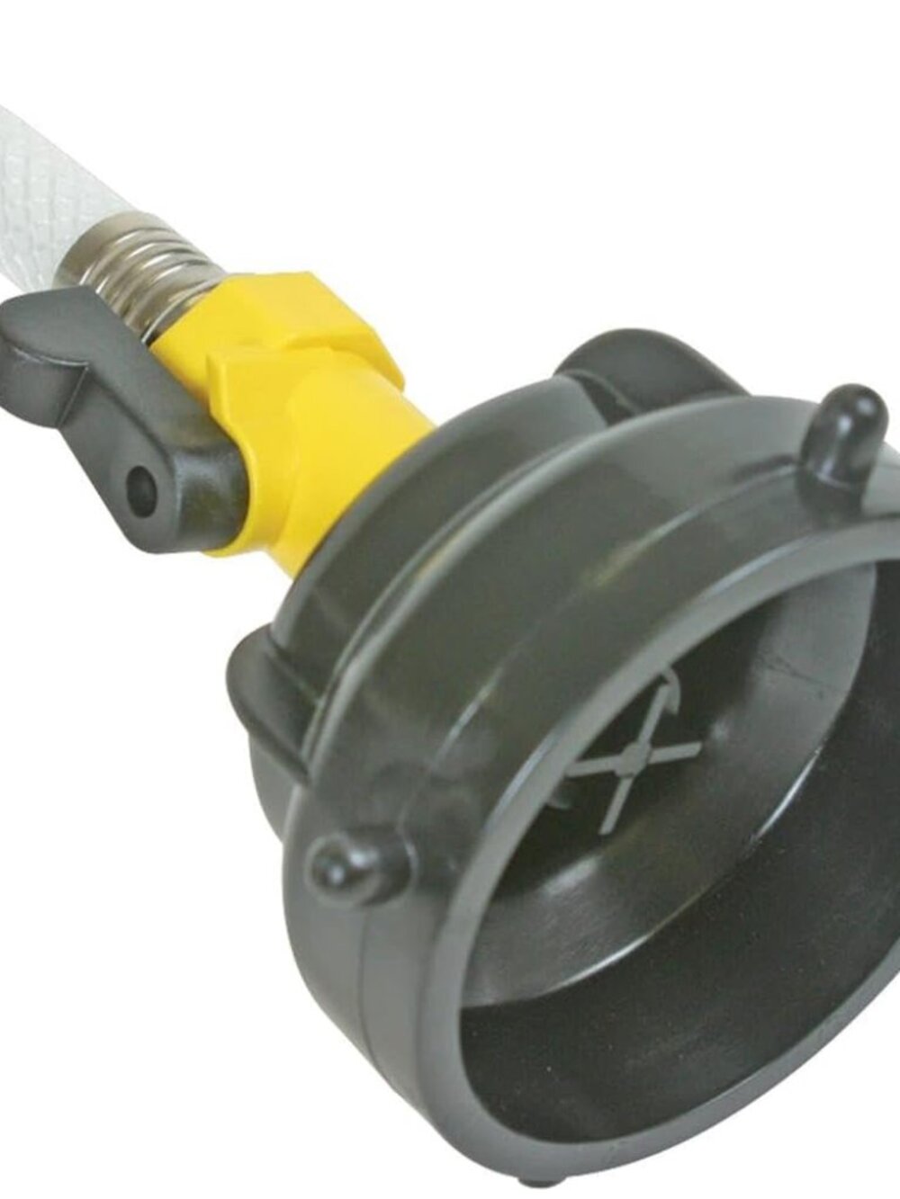 RV Sewer Hose Rinse Cap | Features a Convenient Shut-Off Valve for Water Flow Co